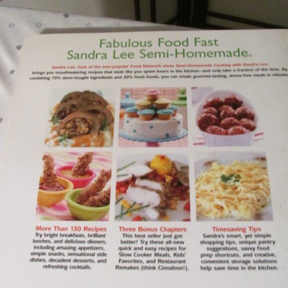 New Sandra Lee Semi-Homemade Cooking Cook Book - Picture 2 of 2